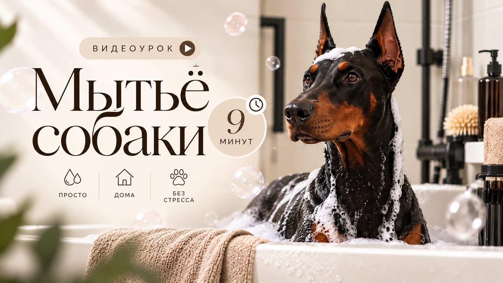 Мытье собаки